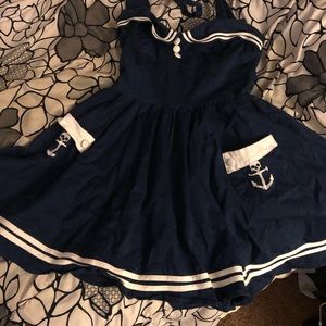 Sailor pin up dress